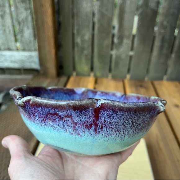 Blue Spruce Pottery 2021 Lotus Bowl In Medium/Small Size - Picture 5 of 16